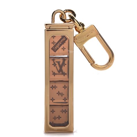 lv supreme dice keychain|Louis Vuitton x Supreme Dice Key Chain .